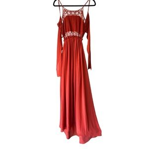 Boho Crochet Maxi Dress